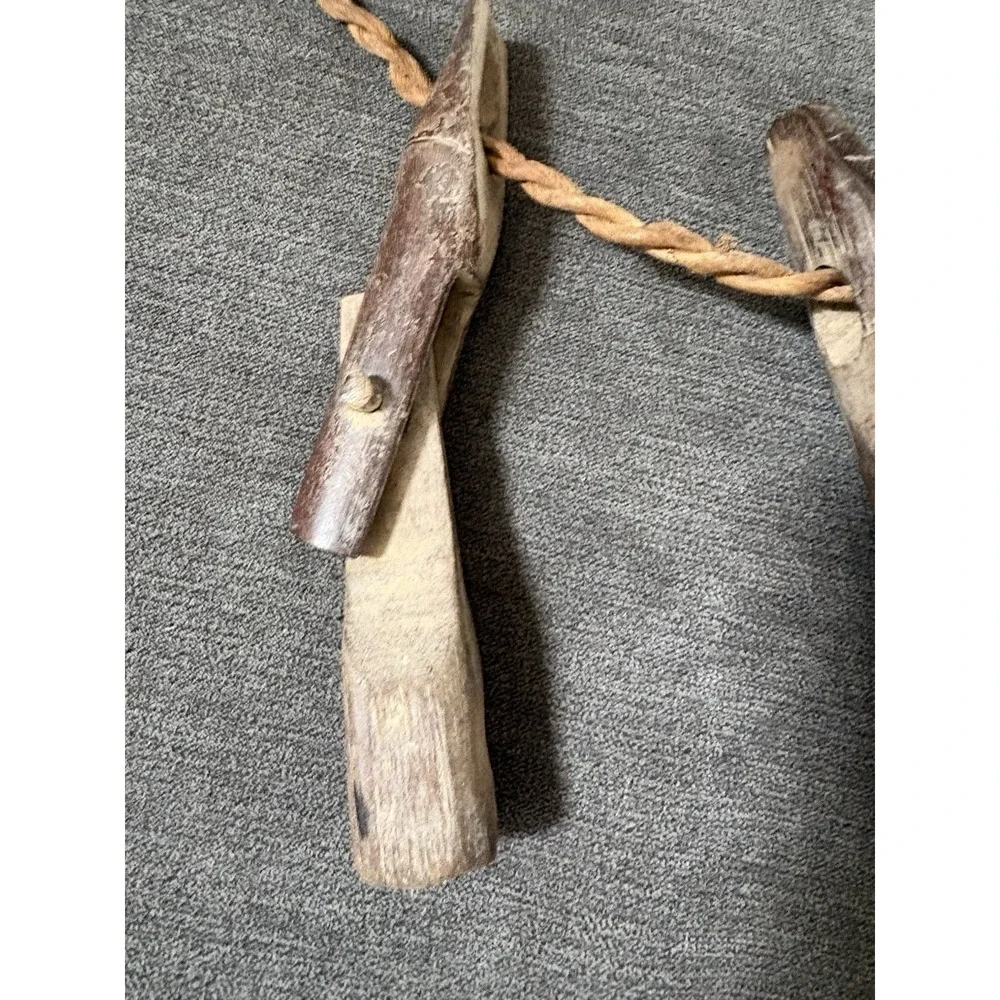 RUSTIC Old Karen Hill Tribe Bamboo Elephant Bell, Primitive